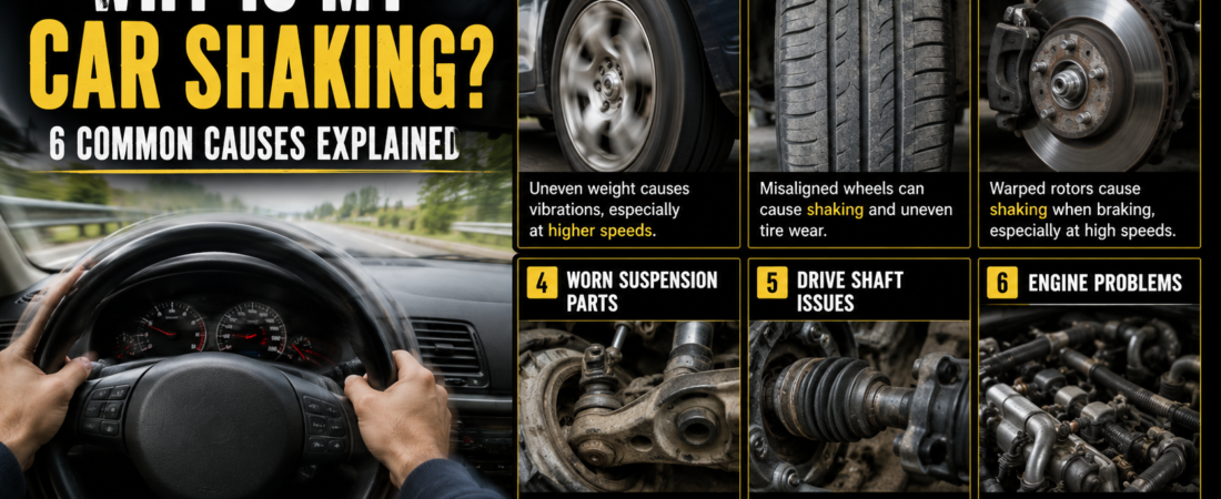Why Is My Car Shaking? 6 Common Causes Explained