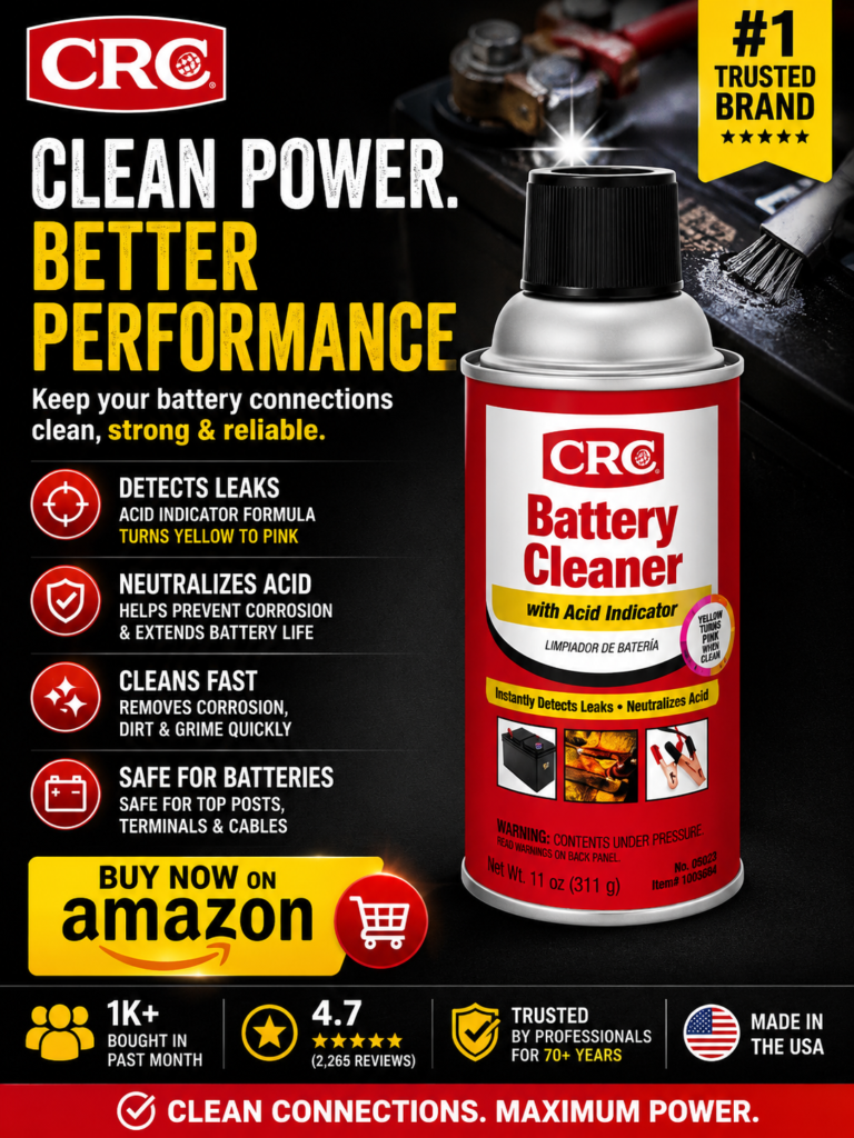 Spray that cleans car battery terminals on Amazon