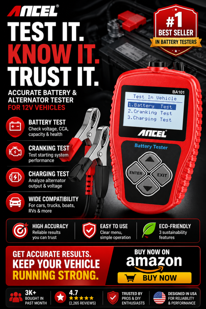 Buy best car battery tester