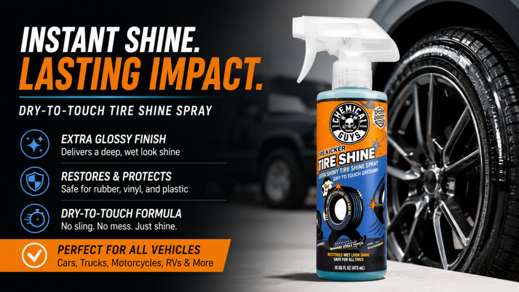 Chemical Guys Tire Kicker Review – Best Tire Shine for No Sling?