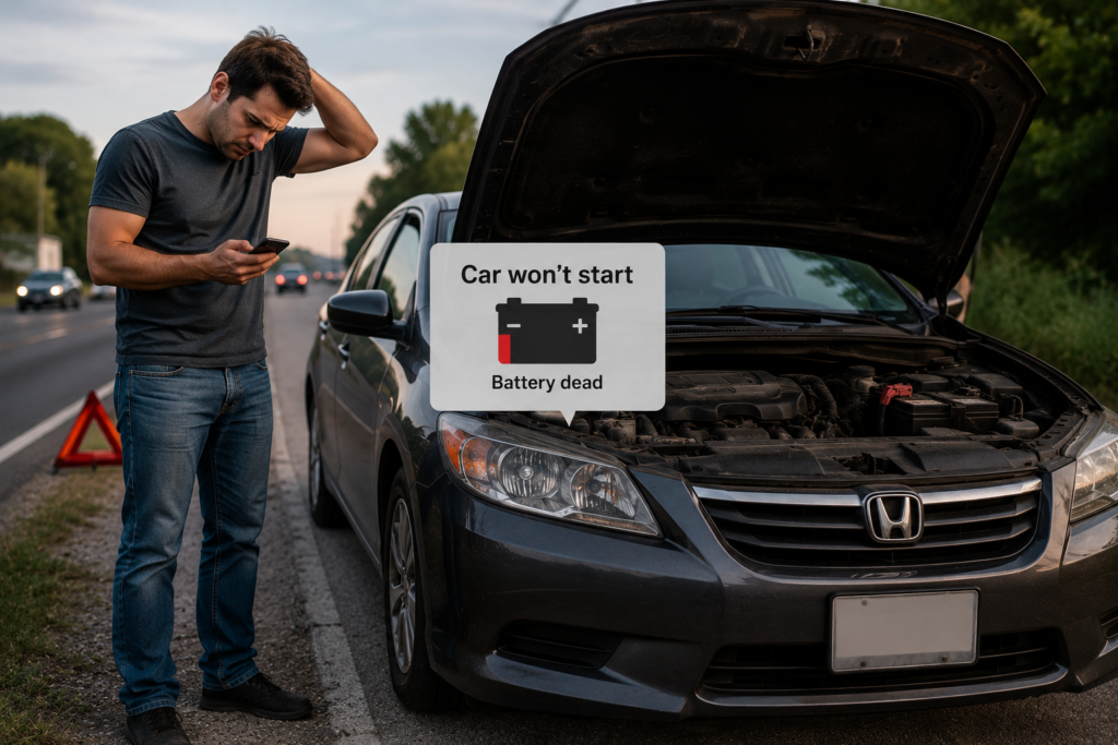 Battery dead car won’t start