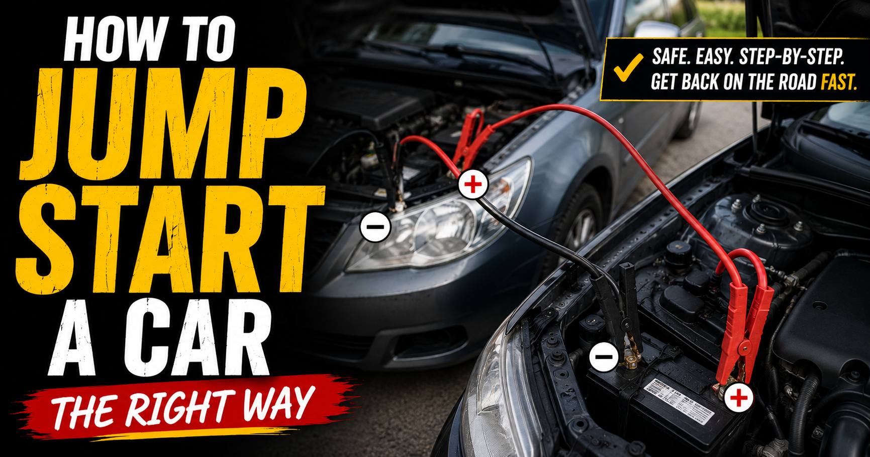 How to Jump Start a Car the Right Way – Step by Step