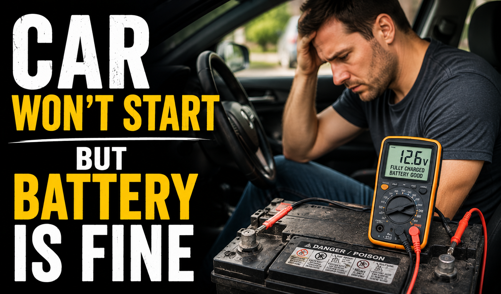 Car Won’t Start But Battery Is Fine – What’s Actually Wrong