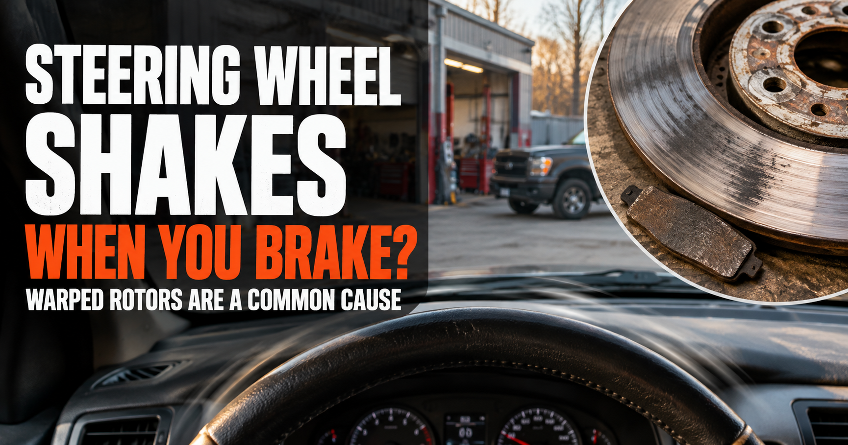 Why Does My Steering Wheel Shake When Braking?